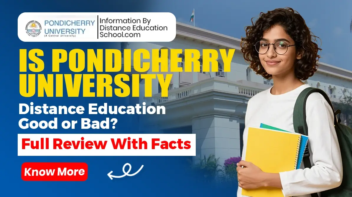 Pondicherry University distance education review – courses, quality, and recognition